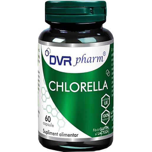 Supliment Chlorella DVR, 60 capsule, DVR PHARM Supliment Chlorella DVR, 60 capsule, DVR PHARM