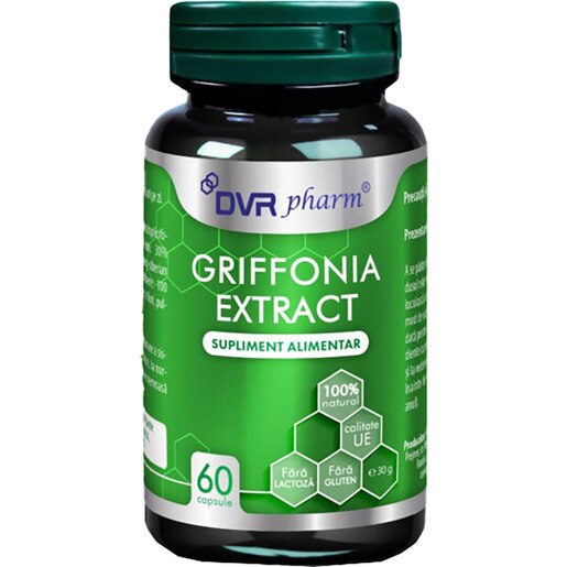 Supliment Griffonia Extract, 60 capsule, DVR PHARM Supliment Griffonia Extract, 60 capsule, DVR PHARM