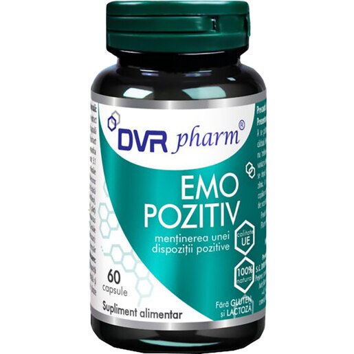 Supliment Emo Pozitiv, 60 capsule, DVR PHARM Supliment Emo Pozitiv, 60 capsule, DVR PHARM