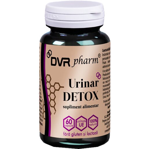 Supliment Urinar Detox, 60 capsule, DVR PHARM Supliment Urinar Detox, 60 capsule, DVR PHARM