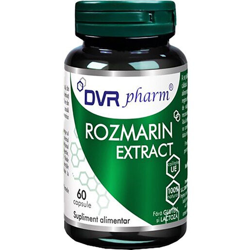Supliment Rozmarin Extract, 60 capsule, DVR PHARM Supliment Rozmarin Extract, 60 capsule, DVR PHARM