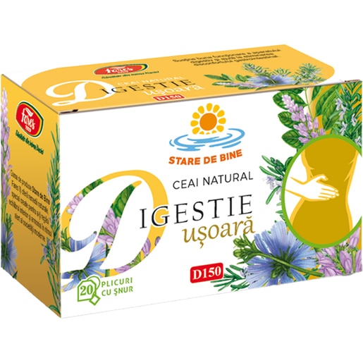 Ceai FARES Digestie Usoara D150, 20 plicuri Ceai FARES Digestie Usoara D150, 20 plicuri