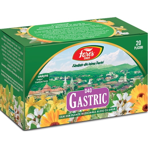 Ceai FARES Gastric D40, 20 plicuri Ceai FARES Gastric D40, 20 plicuri