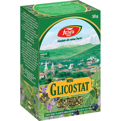 Ceai FARES Glicostat M69, 50 g Ceai FARES Glicostat M69, 50 g