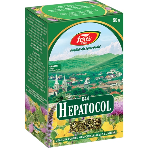 Ceai FARES Hepatocol D44, 50 g Ceai FARES Hepatocol D44, 50 g