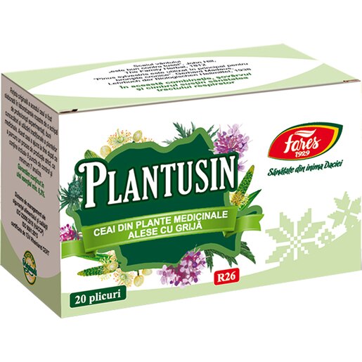 Ceai FARES Plantusin Antibronsic R26, 20 plicuri Ceai FARES Plantusin Antibronsic R26, 20 plicuri