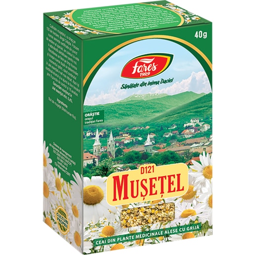 Ceai FARES Musetel Flori D121, 40 g Ceai FARES Musetel Flori D121, 40 g