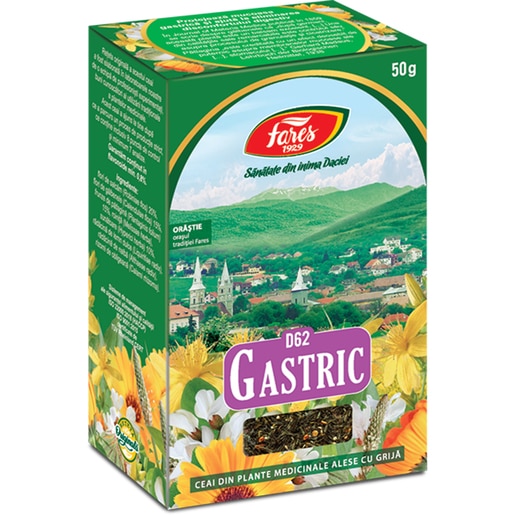 Ceai FARES Gastric D62, 50 g Ceai FARES Gastric D62, 50 g
