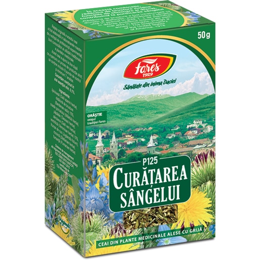Ceai FARES Curatarea Sangelui P125, 50 g Ceai FARES Curatarea Sangelui P125, 50 g