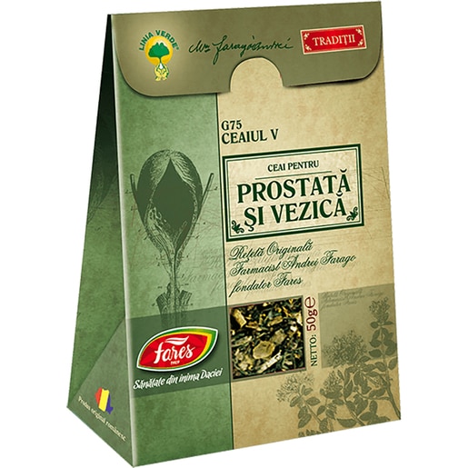 Ceai FARES Prostata si Vezica G75, 50 g Ceai FARES Prostata si Vezica G75, 50 g
