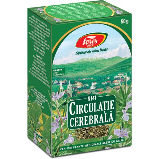 Ceai FARES Circulatie cerebrala N141, 50 g Ceai FARES Circulatie cerebrala N141, 50 g