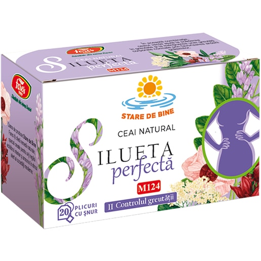 Ceai FARES Silueta Perfecta II Controlul greutatii M124, 20 plicuri Ceai FARES Silueta Perfecta II Controlul greutatii M124, 20 plicuri