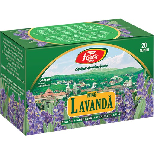 Ceai FARES Lavanda N146, 20 plicuri Ceai FARES Lavanda N146, 20 plicuri