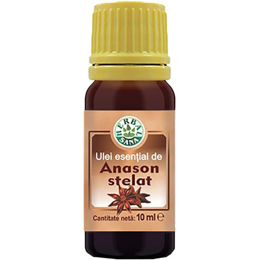 Ulei esential de Anason Stelat, 10 ml, HERBAVIT Ulei esential de Anason Stelat, 10 ml, HERBAVIT