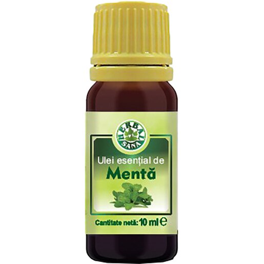 Ulei esential de Menta, 10 ml, HERBAVIT Ulei esential de Menta, 10 ml, HERBAVIT