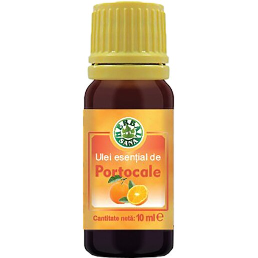 Ulei esential de Portocale, 10 ml, HERBAVIT Ulei esential de Portocale, 10 ml, HERBAVIT