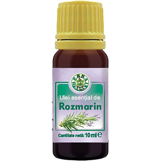 Ulei esential de Rozmarin, 10 ml, HERBAVIT Ulei esential de Rozmarin, 10 ml, HERBAVIT
