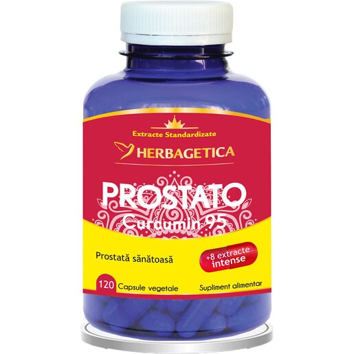 Supliment Prostato Curcumin 95, 120 capsule, HERBAGETICA Supliment Prostato Curcumin 95, 120 capsule, HERBAGETICA