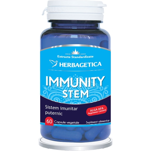 Supliment Immunity Stem, 60 capsule, HERBAGETICA Supliment Immunity Stem, 60 capsule, HERBAGETICA