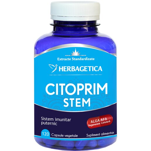 Supliment alimentar CitoPrim Stem, 120 capsule vegetale, HERBAGETICA Supliment alimentar CitoPrim Stem, 120 capsule vegetale, HERBAGETICA
