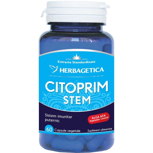 Supliment alimentar CitoPrim Stem, 60 capsule vegetale, HERBAGETICA Supliment alimentar CitoPrim Stem, 60 capsule vegetale, HERBAGETICA