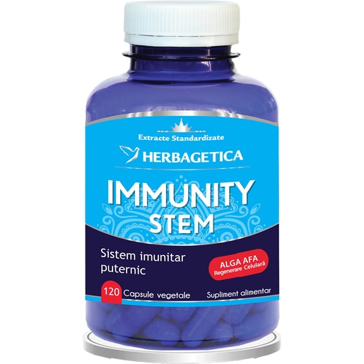 Supliment Immunity Stem, 120 capsule, HERBAGETICA Supliment Immunity Stem, 120 capsule, HERBAGETICA