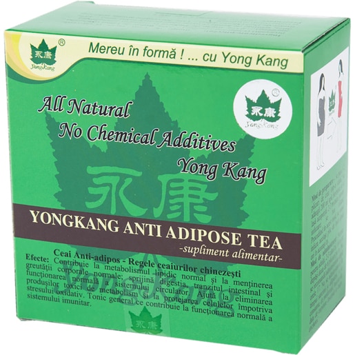 Ceai Anti-adipos, YONG KANG, 30 plicuri, 60 g Ceai Anti-adipos, YONG KANG, 30 plicuri, 60 g