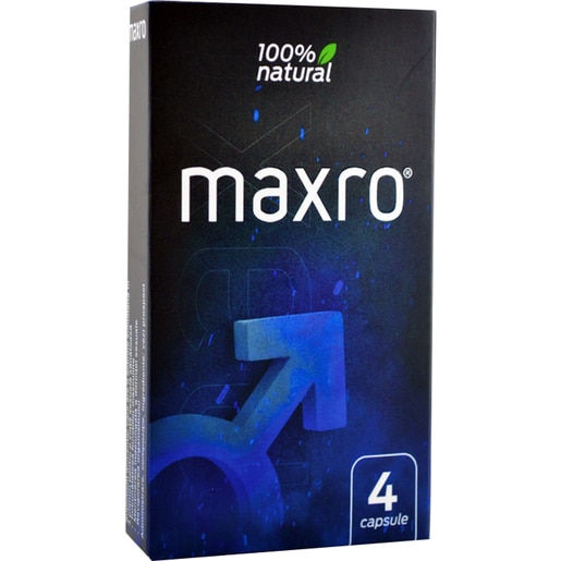 Supliment alimentar Maxro, 4 capsule Supliment alimentar Maxro, 4 capsule