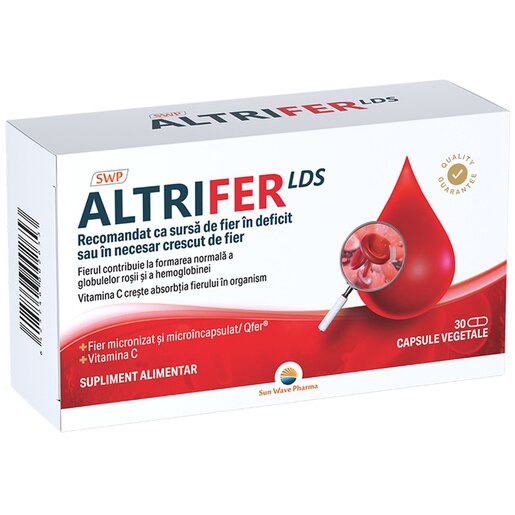 Supliment alimentar Altrifer LDS, 30 capsule, SUN WAVE PHARMA Supliment alimentar Altrifer LDS, 30 capsule, SUN WAVE PHARMA