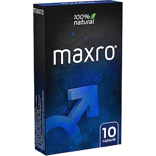 Supliment alimentar Maxro, 10 capsule Supliment alimentar Maxro, 10 capsule