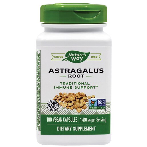 Supliment alimentar Astragalus Root 470 mg Nature's Way, 100 capsule vegetale, SECOM Supliment alimentar Astragalus Root 470 mg Nature's Way, 100 capsule vegetale, SECOM