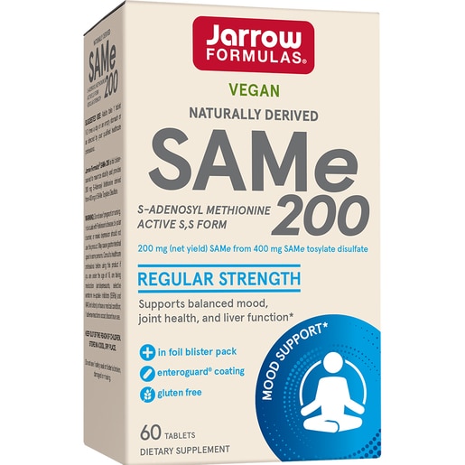 Supliment SAM-e 200 mg Jarrow Formulas, 60 comprimate, SECOM Supliment SAM-e 200 mg Jarrow Formulas, 60 comprimate, SECOM