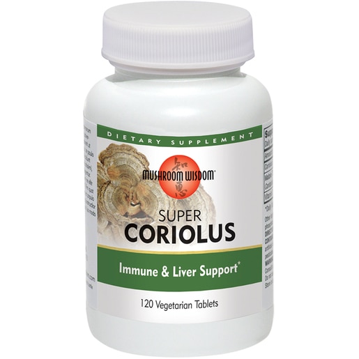 Supliment Super Coriolus Mushroom Wisdom, 120 comprimate, SECOM Supliment Super Coriolus Mushroom Wisdom, 120 comprimate, SECOM