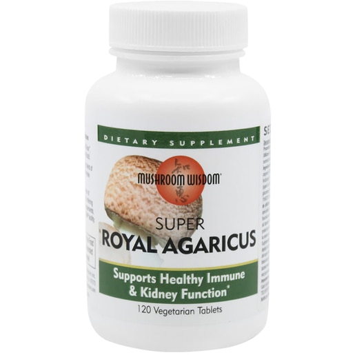 Supliment alimentar Super Royal Agaricus Mushroom Wisdom, 120 tablete vegetale, SECOM Supliment alimentar Super Royal Agaricus Mushroom Wisdom, 120 tablete vegetale, SECOM