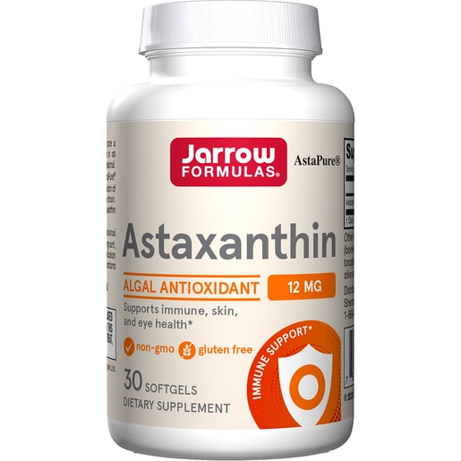 Supliment alimentar Astaxanthin 12 mg Jarrow Formulas, 30 capsule moi, SECOM Supliment alimentar Astaxanthin 12 mg Jarrow Formulas, 30 capsule moi, SECOM