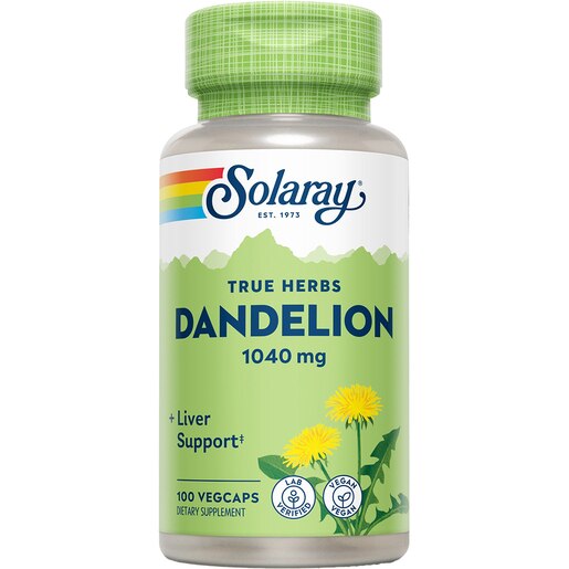 Supliment Dandelion 1040 mg Solaray, 100 capsule, SECOM Supliment Dandelion 1040 mg Solaray, 100 capsule, SECOM