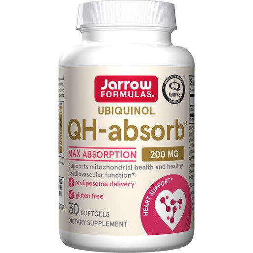 Supliment QH-Absorb Coenzima Q10 200 mg Jarrow Formulas, 30 capsule moi, SECOM Supliment QH-Absorb Coenzima Q10 200 mg Jarrow Formulas, 30 capsule moi, SECOM
