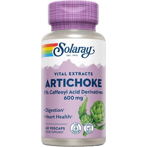 Supliment Artichoke 300 mg Solaray, 60 capsule, SECOM Supliment Artichoke 300 mg Solaray, 60 capsule, SECOM