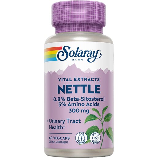 Supliment alimentar Nettle Root (Urzica) Solaray, 60 capsule vegetale, SECOM Supliment alimentar Nettle Root (Urzica) Solaray, 60 capsule vegetale, SECOM