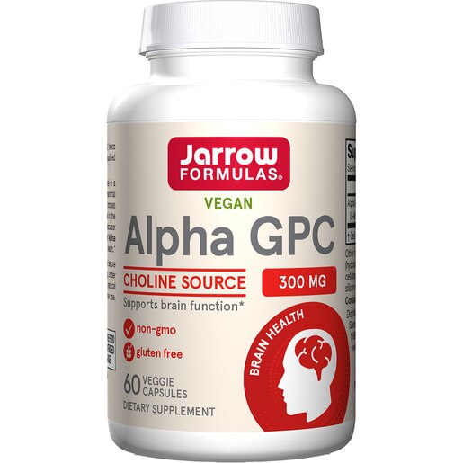 Supliment Alpha GPC 300 mg Jarrow Formulas, 60 capsule, SECOM Supliment Alpha GPC 300 mg Jarrow Formulas, 60 capsule, SECOM