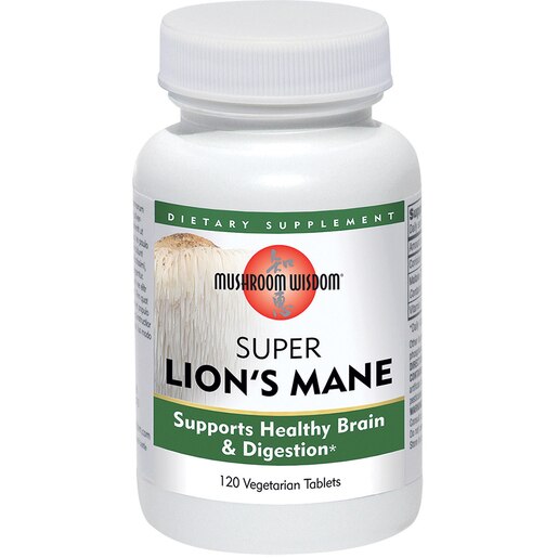 Supliment Super Lion's Mane Mushroom Wisdom, 120 comprimate, SECOM Supliment Super Lion's Mane Mushroom Wisdom, 120 comprimate, SECOM