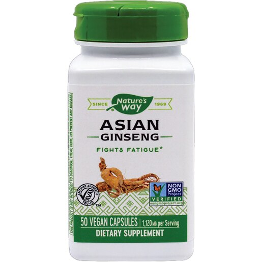 Supliment Asian Ginseng 560 mg Nature's Way, 50 capsule, SECOM Supliment Asian Ginseng 560 mg Nature's Way, 50 capsule, SECOM