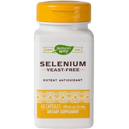 Supliment Seleniu 200 mcg Nature's Way, 60 capsule, SECOM Supliment Seleniu 200 mcg Nature's Way, 60 capsule, SECOM