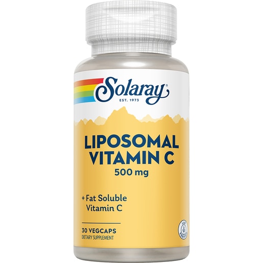Vitamina C Liposomal 500 mg Solaray, 30 capsule vegetale, SECOM Vitamina C Liposomal 500 mg Solaray, 30 capsule vegetale, SECOM