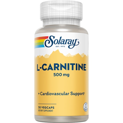 Supliment L-Carnitine 500 mg Solaray, 30 capsule, SECOM Supliment L-Carnitine 500 mg Solaray, 30 capsule, SECOM