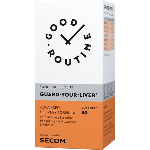 Supliment alimentar Guard Your Liver Good Routine, 30 capsule moi, SECOM Supliment alimentar Guard Your Liver Good Routine, 30 capsule moi, SECOM