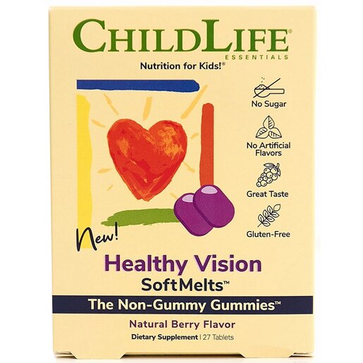 Supliment HealthyVision SoftMelts ChildLife, 27 comprimate, SECOM Supliment HealthyVision SoftMelts ChildLife, 27 comprimate, SECOM