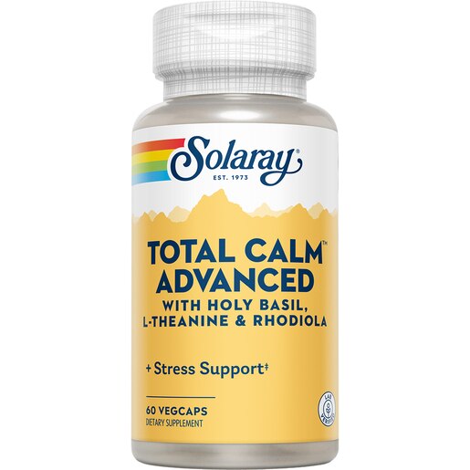 Supliment alimentar Total Calm Advance Solaray, 60 capsule vegetale, SECOM Supliment alimentar Total Calm Advance Solaray, 60 capsule vegetale, SECOM