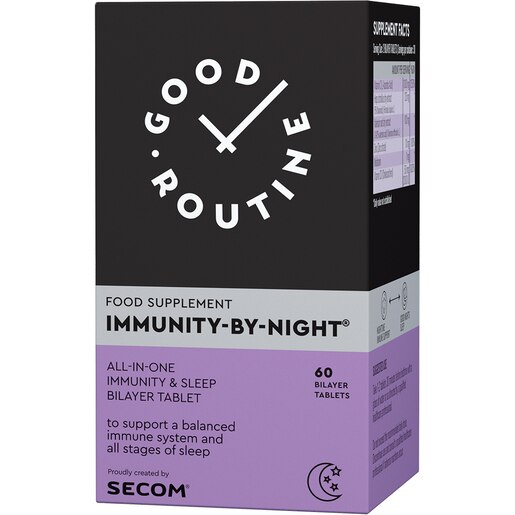 Supliment Immunity-by-Night Good Routine, 60 comprimate, SECOM Supliment Immunity-by-Night Good Routine, 60 comprimate, SECOM