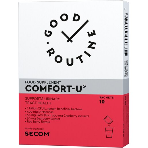 Supliment alimentar Comfort-U Good Routine, 10 plicuri, SECOM Supliment alimentar Comfort-U Good Routine, 10 plicuri, SECOM